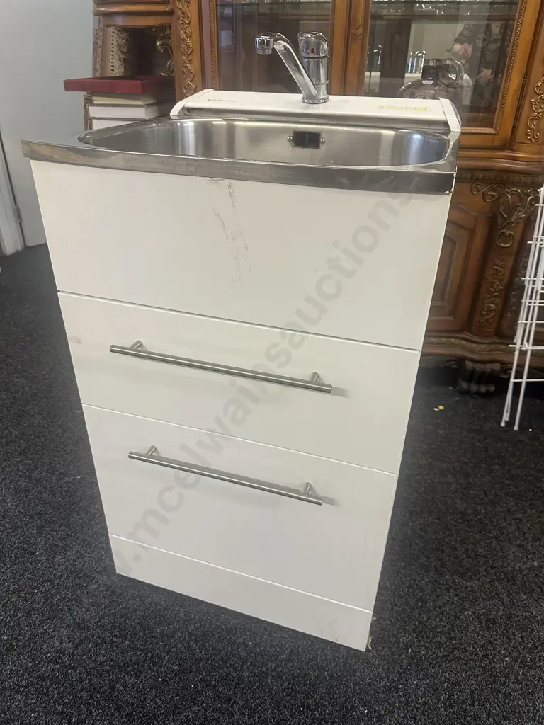 Robin Hood Laundry Super Tub Two Drawer With Hoses & Shower Hose Image 1++