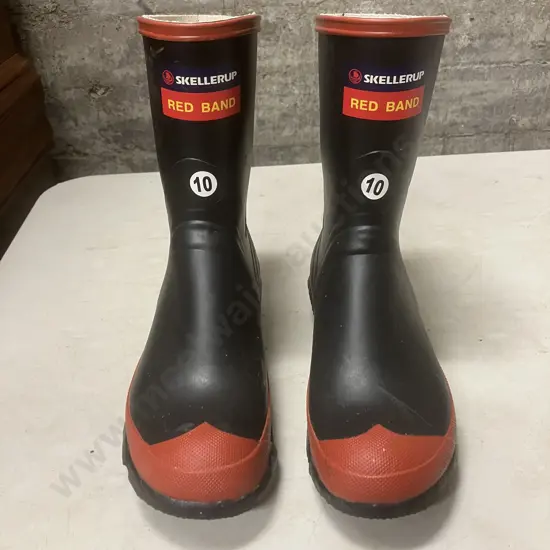 New Mens Red Band Gumboots Size 10