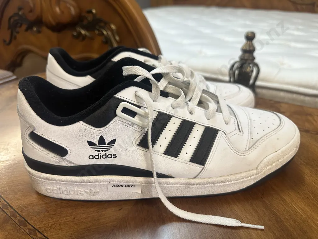 Black & White Adidas Shoes Image 1++