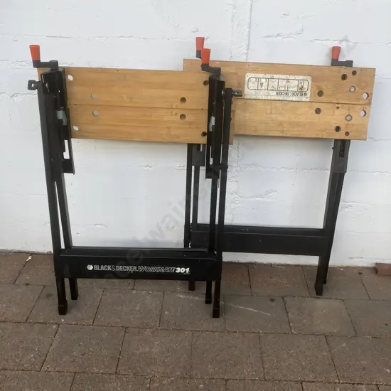 Pair of Black & Decker Workmate 301's