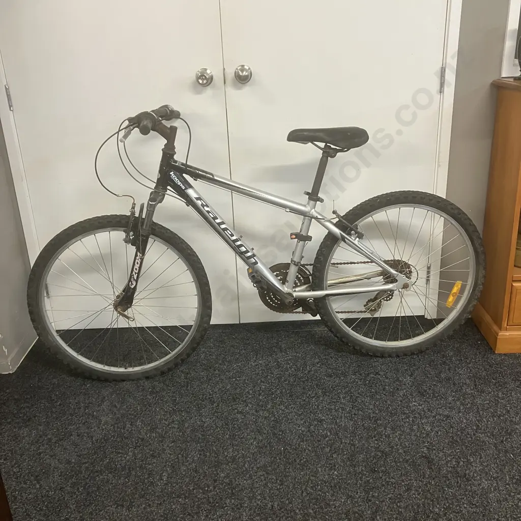 Silver & Black Colour Raleigh Venture Bicycle Image 1++