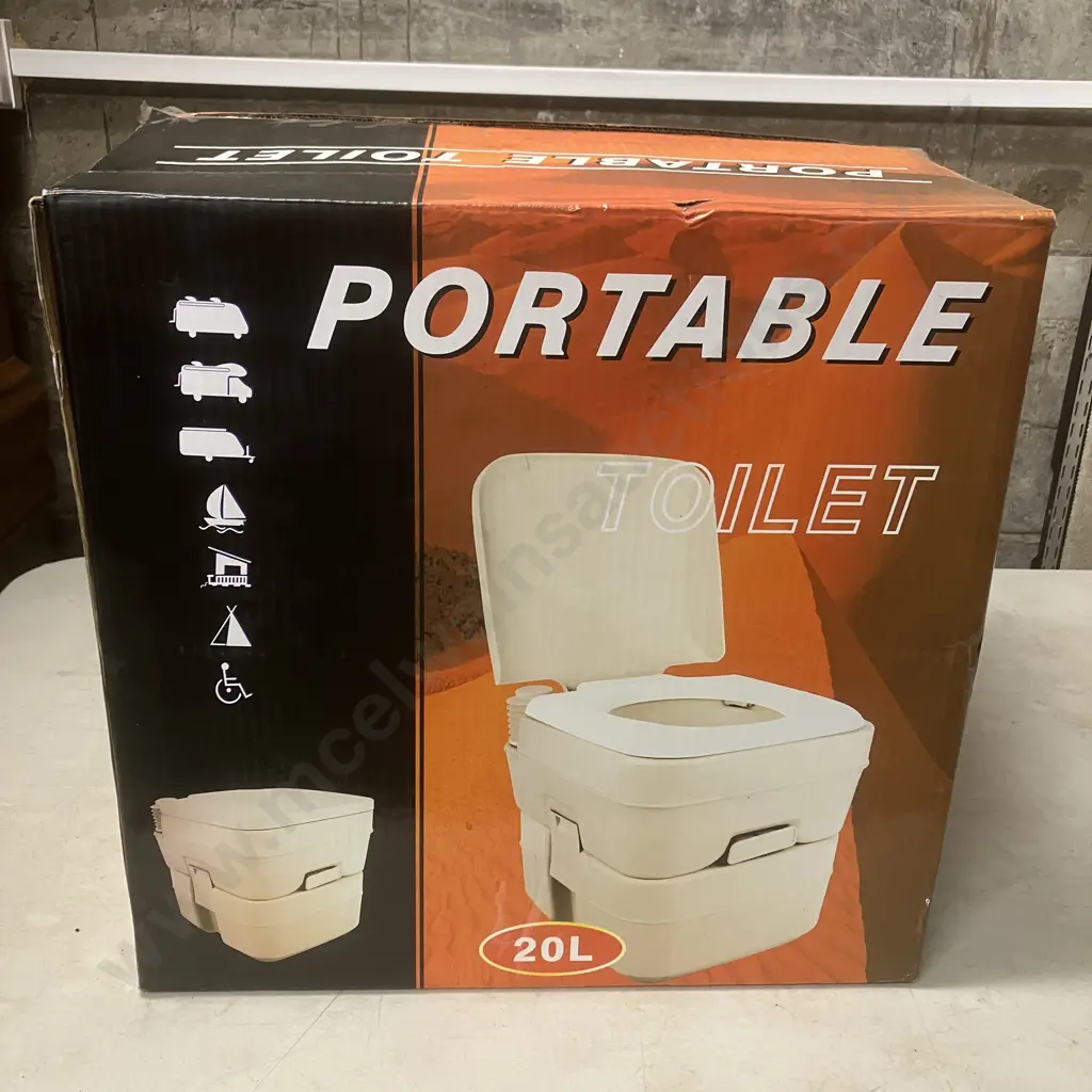 Portable Toilet 20L, Original Box Image 1++