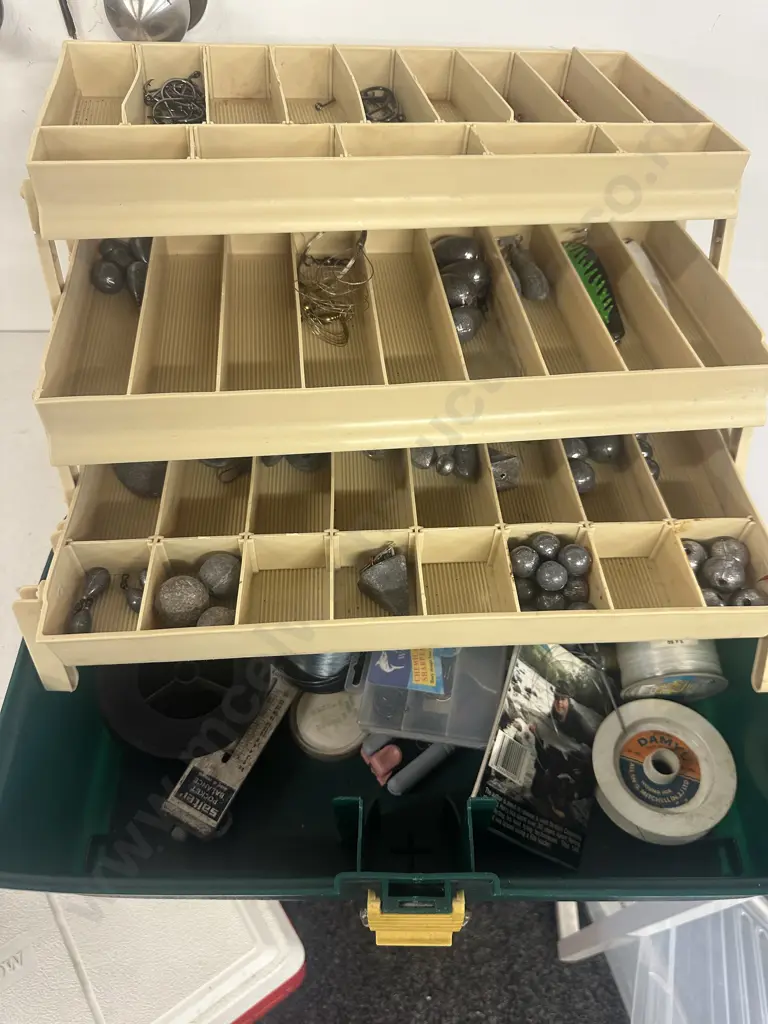 Planto Fishing Tackle Box With Assorted Fishing Sundries  Image 1++