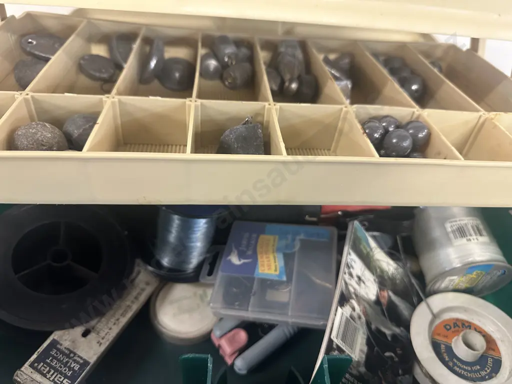 Planto Fishing Tackle Box With Assorted Fishing Sundries  Image 1++