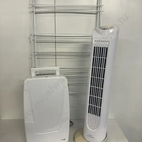 Goldair Dehumidifier, Home Collection Tower Fan & Drying Rack