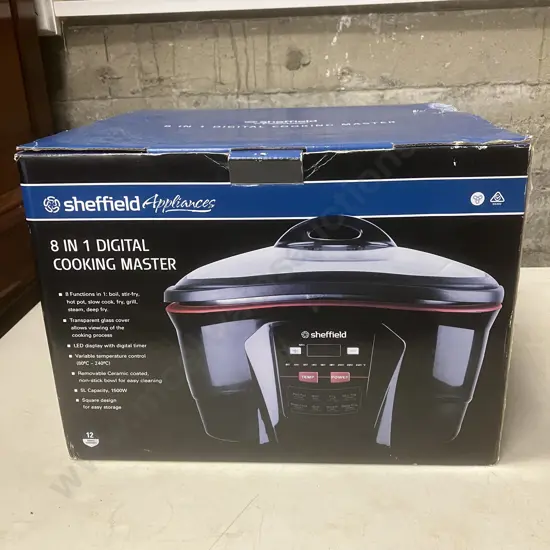 Sheffield 8 In 1 Digital Cooking Master, New In Box