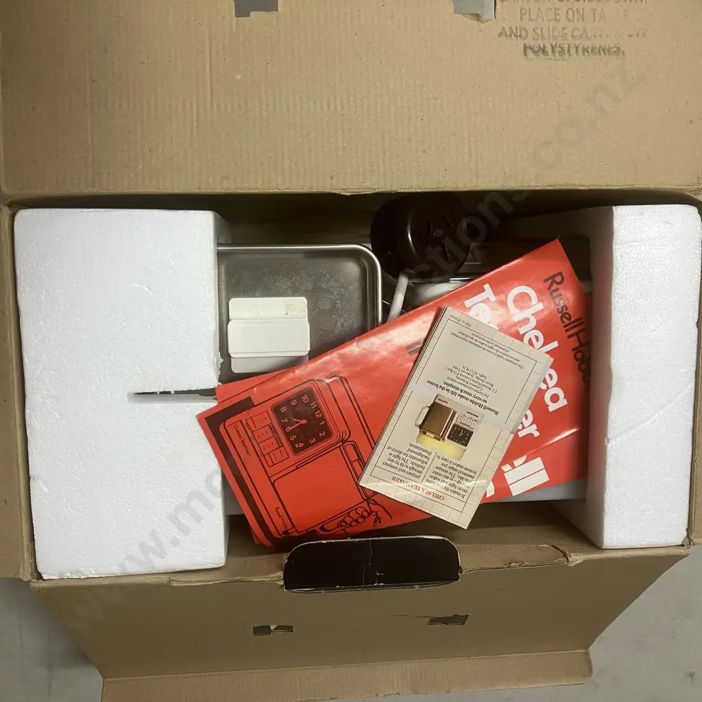 1980s Russell Hobbs Chelsea Teamaker 7106, Original Box & Instructions Image 1++