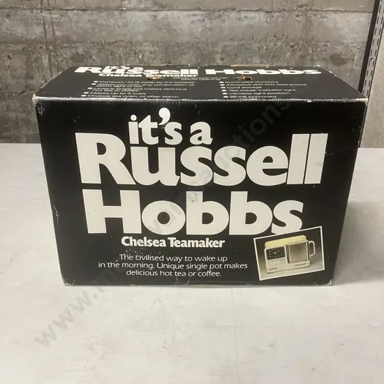 1980s Russell Hobbs Chelsea Teamaker 7106, Original Box & Instructions