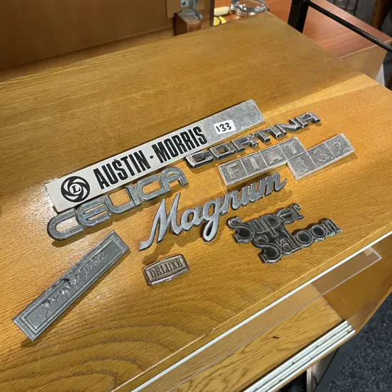 Assorted Vintage Car Badges etc