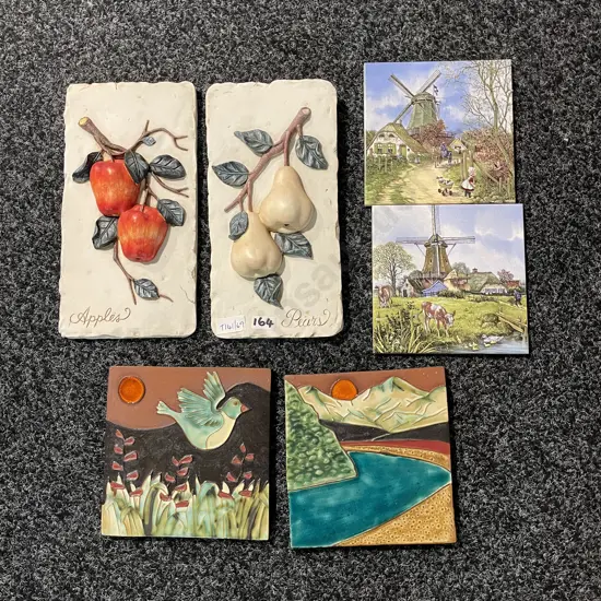 Assorted Ceramic/Pottery Tiles