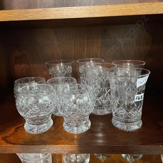 Assorted Crystal Glassware