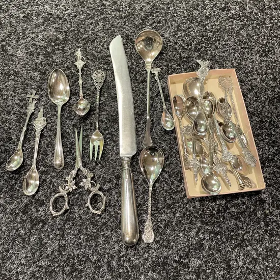 Assorted Silver items - some stamped