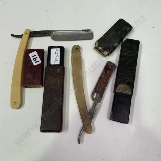 Vintage Hand Forged Bengall Razor with German "The Gotta Razor" (af). Both Boxed