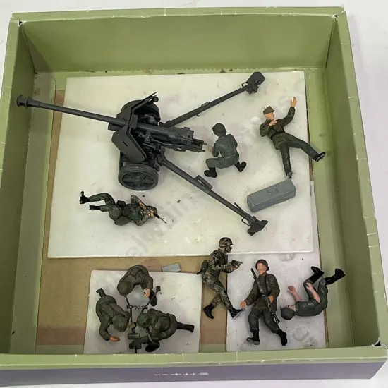 Assorted Model Army figurines etc