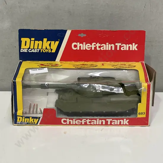 Vintage Dinky Diecast Chieftain Tank. Boxed