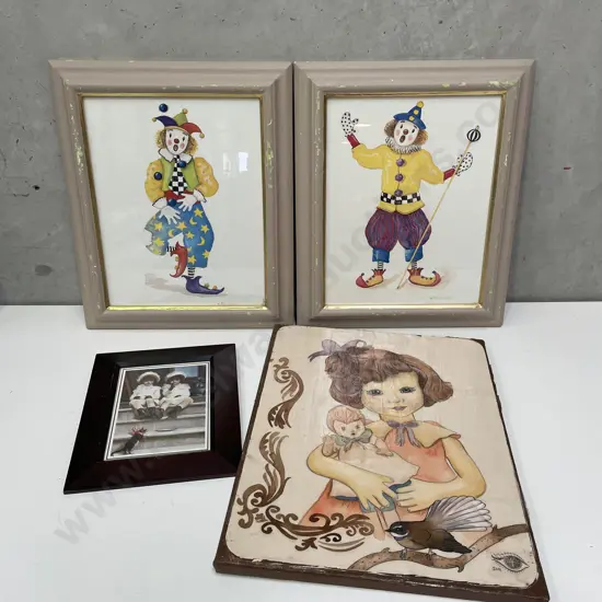 Assorted Childrens Framed Artworks - Prints and originals