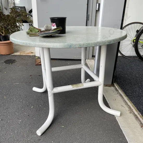 Tubular Outdoor Table