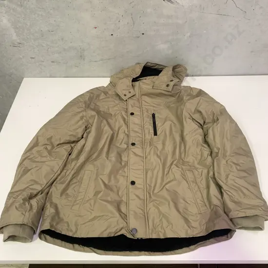 New Clothes - H&H Brand Tan Jacket with Black Fleecy Liner Size XL