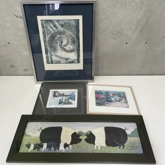 Assorted Framed Prints. One limited edition