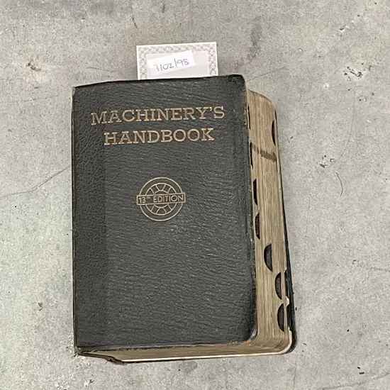 The Industrial Press Machinery's Handbook. 13th Edition