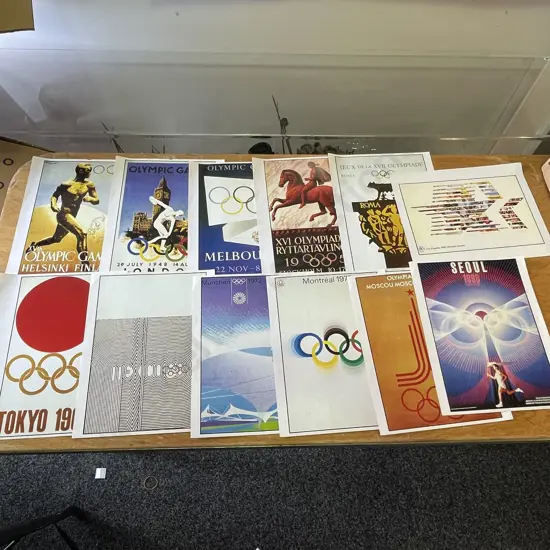 Assortment of Vintage Olympic Games Posters