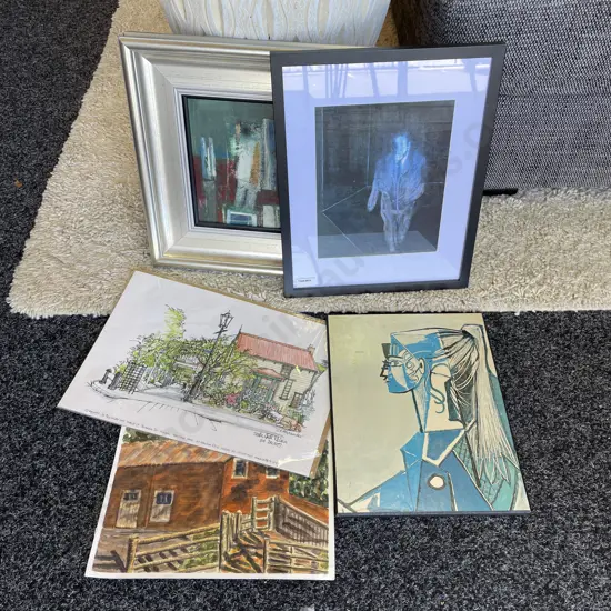 Assortment of Original Artworks and Prints
