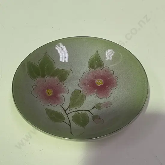 Barry Ball Hand painted Art Pottery Dish