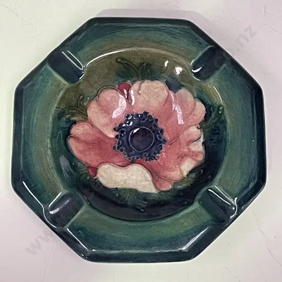 W. Moorcroft Anemone Ashtray