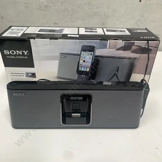 Sony Ipod/Iphone docking Sound System Model RDP-M15iP, boxed