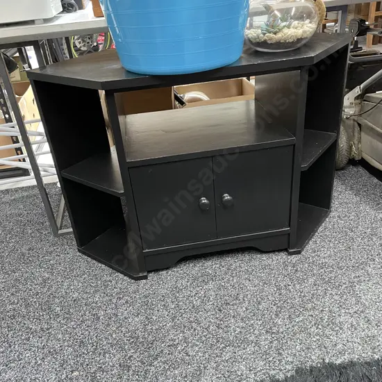 Black Painted Entertainment Unit