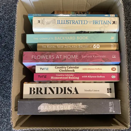 Selection of Hardcover Non-fiction books on Cooking, Flowers, Plants etc