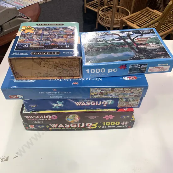 Collecton of puzzles including Wasgij