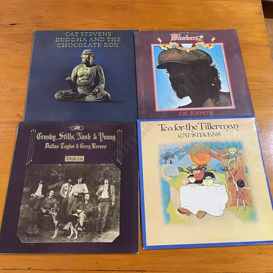 LP's - Cat Stevens, Crosby Stills and Nash