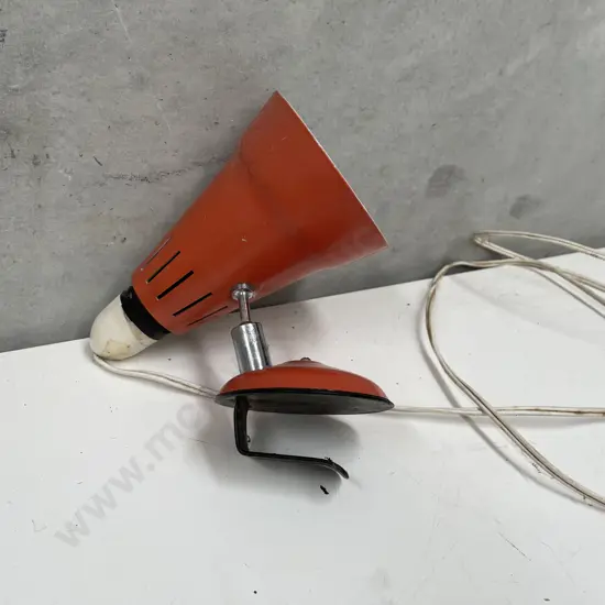 Vintage Retro Orange Light. Working.