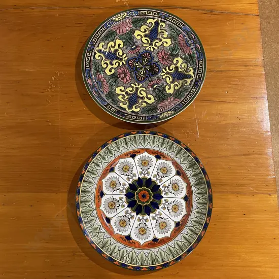 Two Royal Doulton Decorative Handpainted Display Plates
