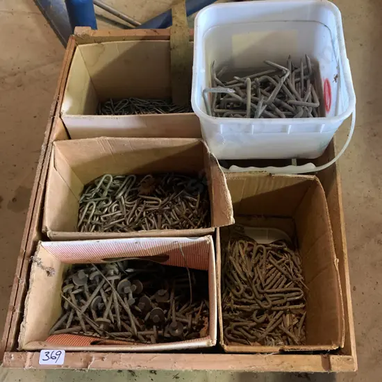 Assorted Staples, Roofing Nails and Z hooks