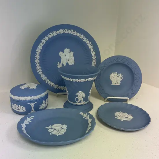 Wedgwood Blue Jasperware Assorted Items