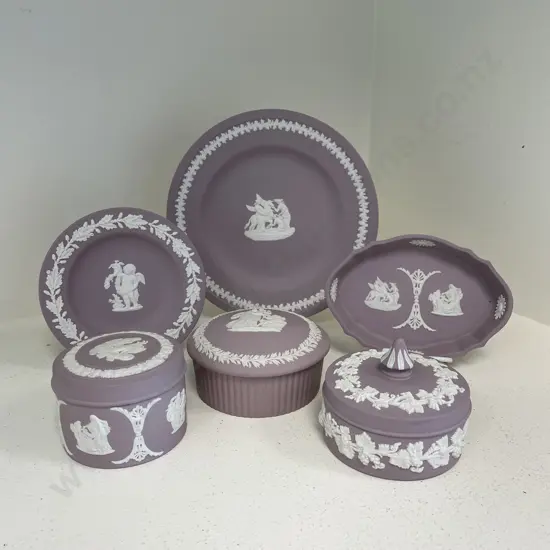 Wedgwood Mauve Jasperware Assorted Items