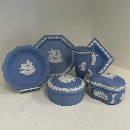 Wedgwood Blue Jasperware Assorted Items