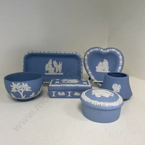 Wedgwood Blue Jasperware Assorted Items