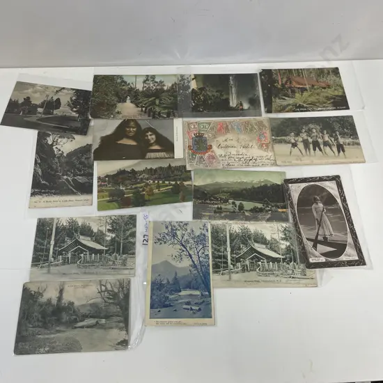 Vintage Assortment of Postcards - New Zealand, Kiwiana, Maori themed