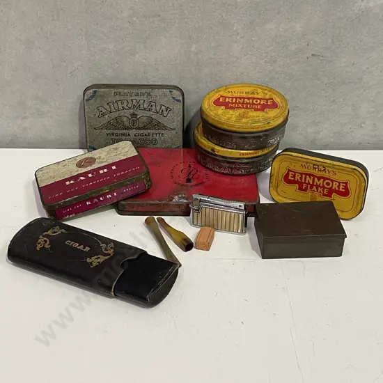 Assorted Vintage Tobacca Tins etc