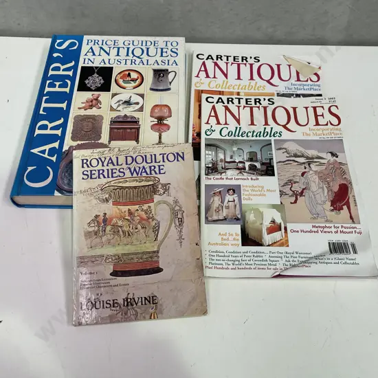 Assorted Antique Reference Books etc