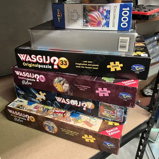 Assorted Wasjig Puzzles etc