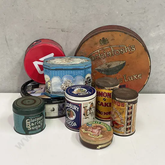 Assorted Vintage Tins