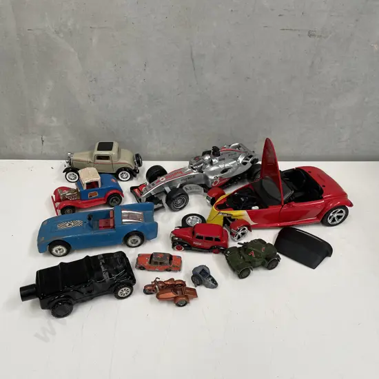 Assorted Model Cars incl Tri-ang, Lesney, Dinky, Fun Ho etc (some af)