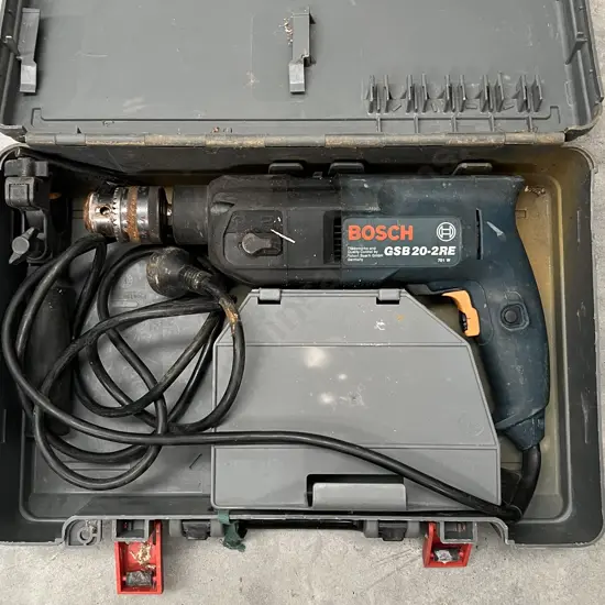 Bosch Drill Model GSB20-2RE in case