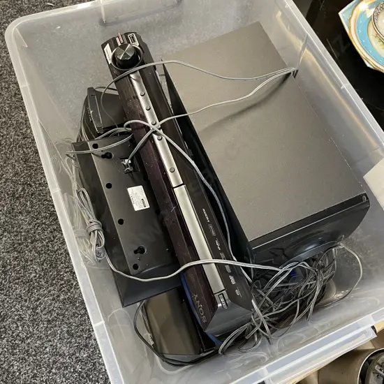 Sony Home Theater System HCD-TZ200 with Subwoofer, 5 Speakers and remote UNSOLD DONATED