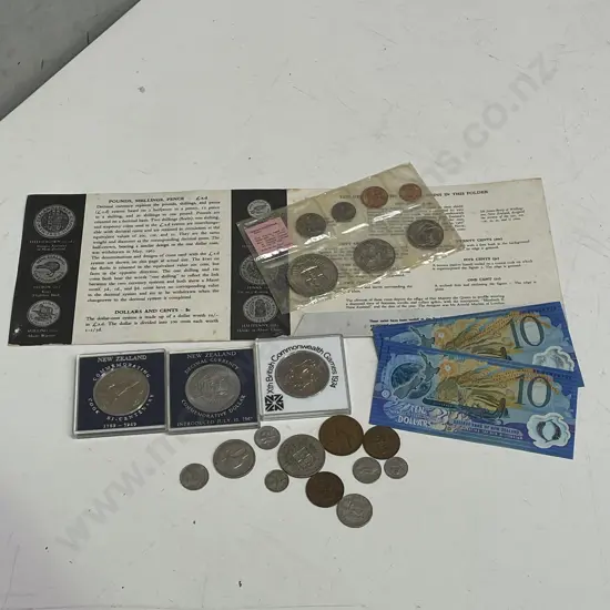 Assorted Collectors Coins and Notes
