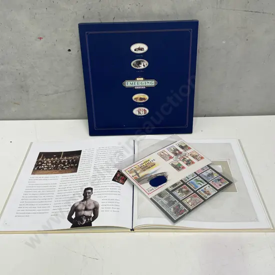 Boxed "The Emerging Years" Collectors Stamp Album